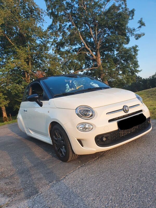 Weiß Gebraucht 2021 Fiat 500 Cabrio | 25.500 € - Bild 1/4
