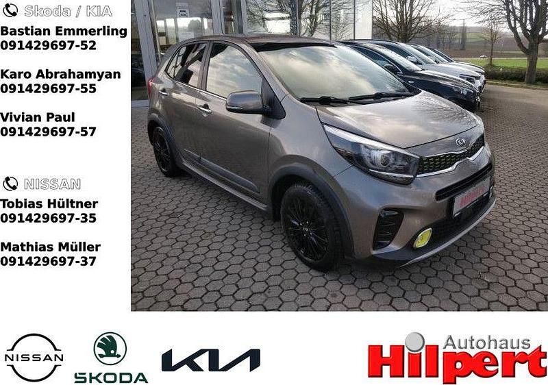 Silber Gebraucht 2018 Kia Picanto X-Line Kleinwagen | 10.840 € (Fairer Preis) - Bild 1/4