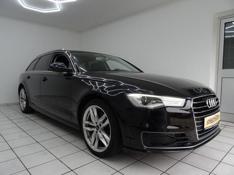 Schwarz Gebraucht 2015 Audi A6 Comfort Kombi | 16.290 € - Bild 1/4