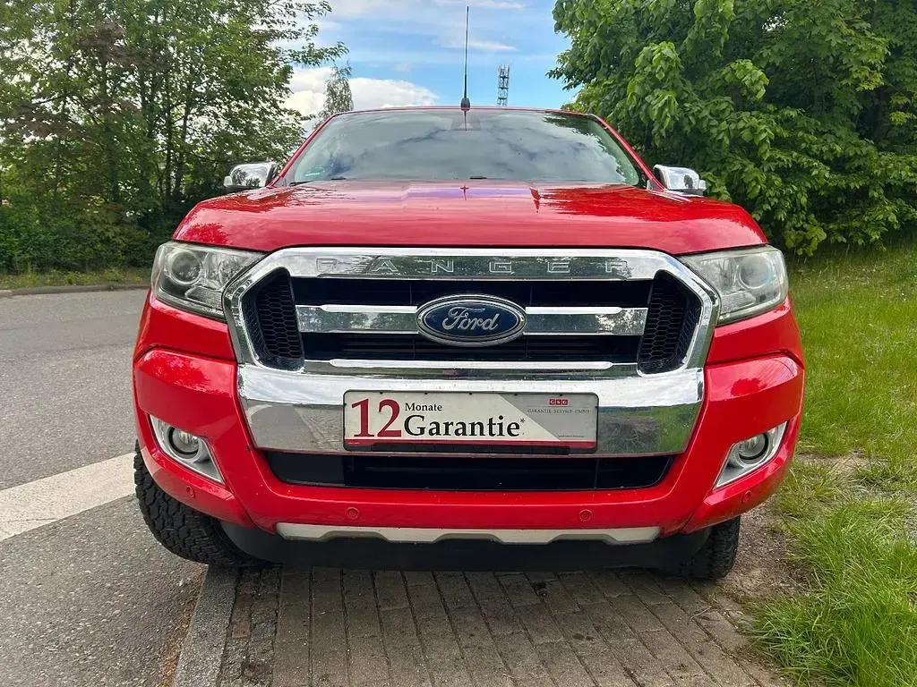 Gebraucht Ford Ranger Limited 160 PS (117 kW) 2016 Rot Pickup