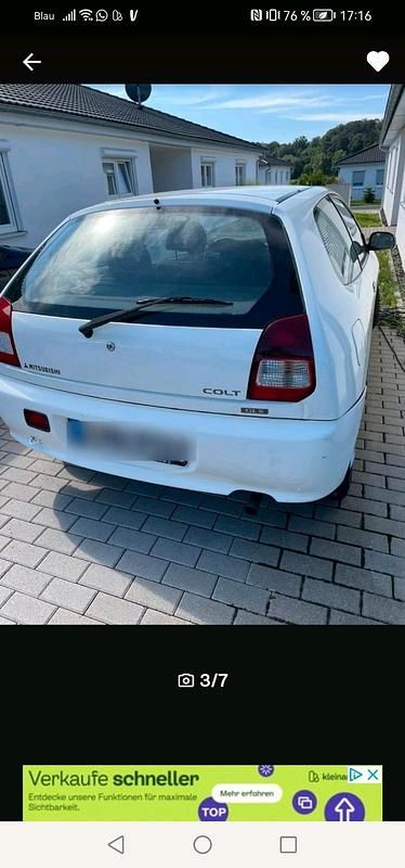 Gebraucht Mitsubishi Colt 55 PS (40 kW) 1998 Weiß Kleinwagen