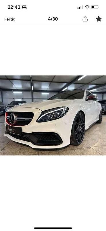 Weiß Gebraucht 2016 Mercedes C63S AMG AMG Edition 1 Kombi | 42.500 € (Etwas zu teuer) - Bild 1/4