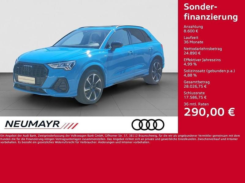 Blau Gebraucht 2022 Audi Q3 S-Line SUV | 38.698 € (Teuer) - Bild 1/4