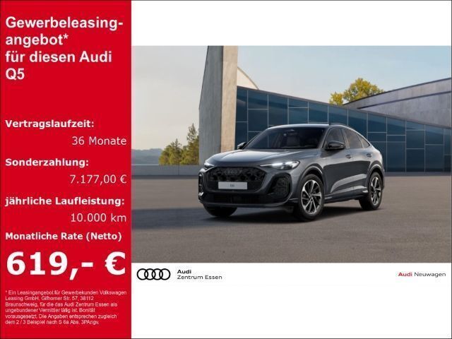 Blau Neu 2025 Audi Q5 Sportback Business SUV | 63.380 € (Guter Preis) - Bild 1/4