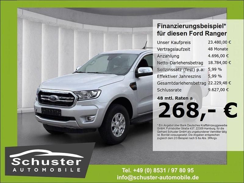 Silber Gebraucht 2021 Ford Ranger XLT Abholung | 23.480 € - Bild 1/4