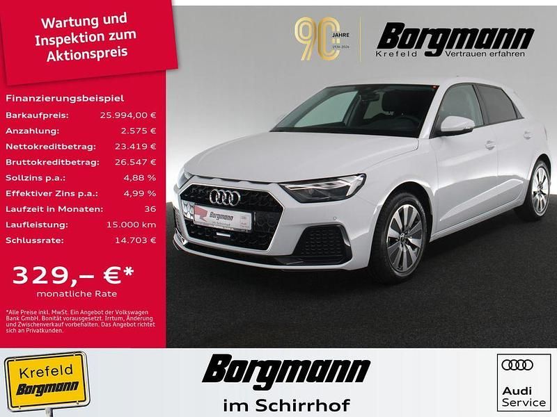 Gebraucht Audi A1 Sportback Advanced 95 PS (69 kW) 2025 Weiss / gletscherweiss Kleinwagen