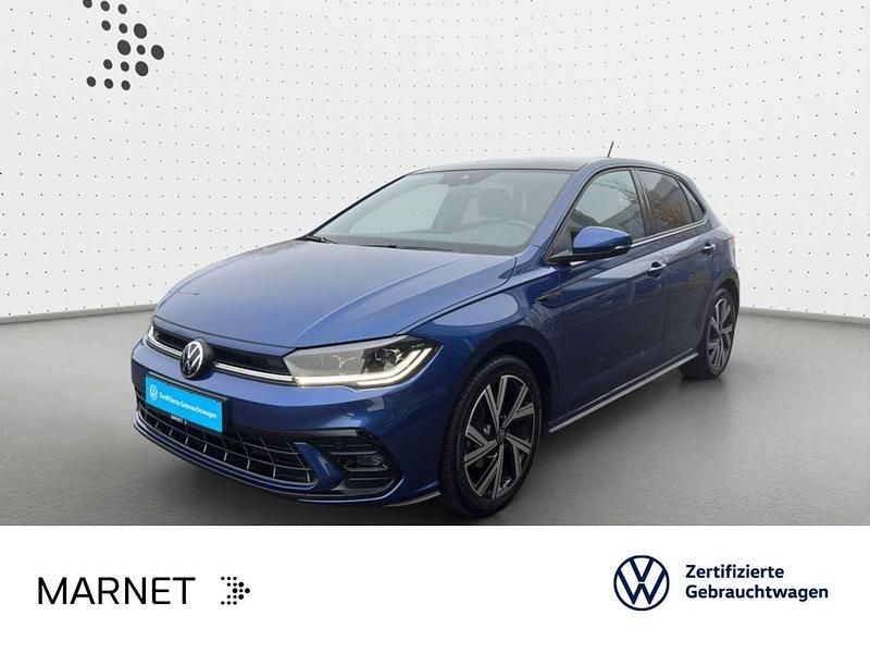 Blau Gebraucht 2021 VW Polo R-line Limousine | 21.990 € (Fairer Preis) - Bild 1/3