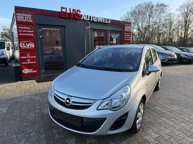 Gebraucht Opel Corsa Edition 95 PS (69 kW) 2013 Silber Kleinwagen