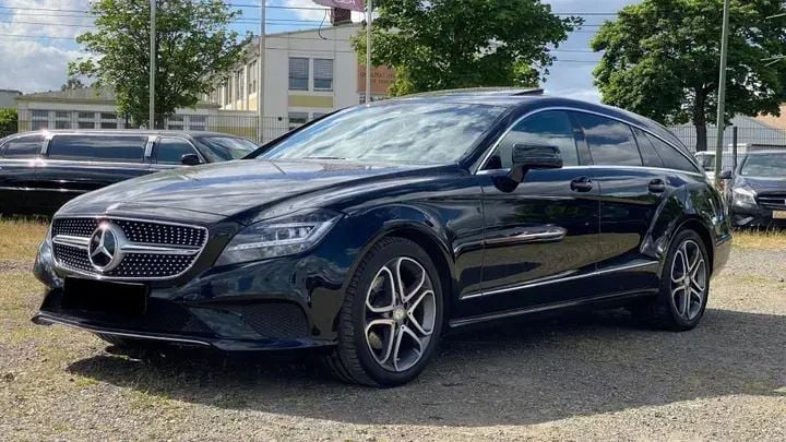Schwarz obsidianschwarz metalliclack Gebraucht 2015 Mercedes CLS250 AMG Kombi | 19.000 € (Guter Preis) - Bild 1/4