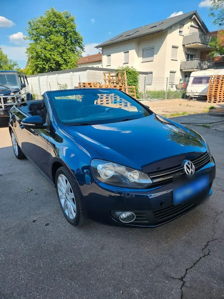 Gebraucht VW Golf Cabriolet Exclusive 105 PS (77 kW) 2012 Blau Cabrio