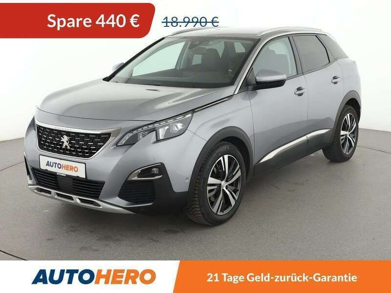 Gris artense Gebraucht 2018 Peugeot 3008 Allure SUV | 18.550 € (Fairer Preis) - Bild 1/3