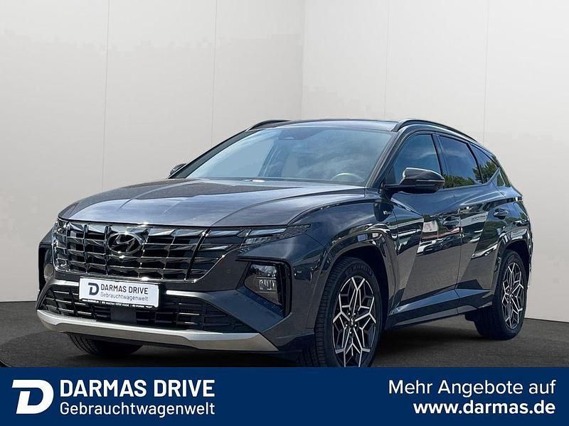 Schwarz Gebraucht 2022 Hyundai Tucson N Line SUV | 30.690 € (Fairer Preis) - Bild 1/4