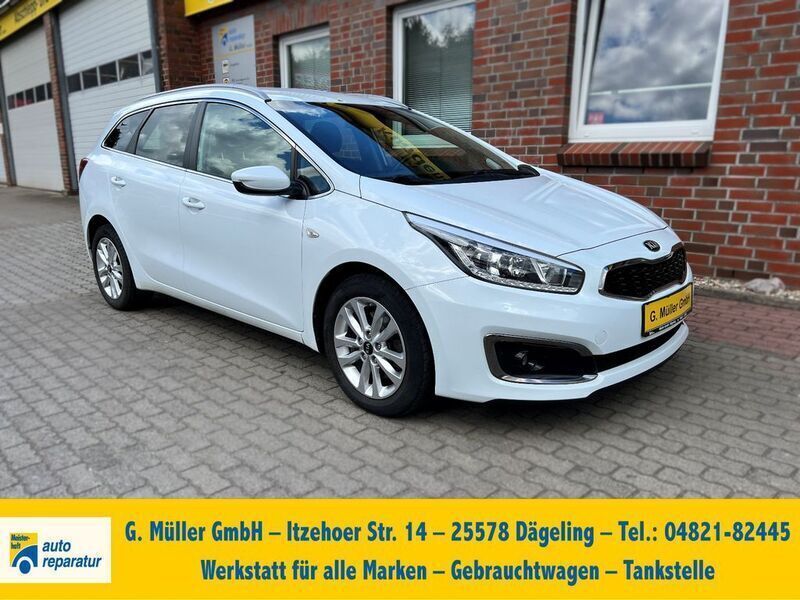 Weiß Gebraucht 2015 Kia Ceed Sportswagon Kombi | 8.990 € (Fairer Preis) - Bild 1/4
