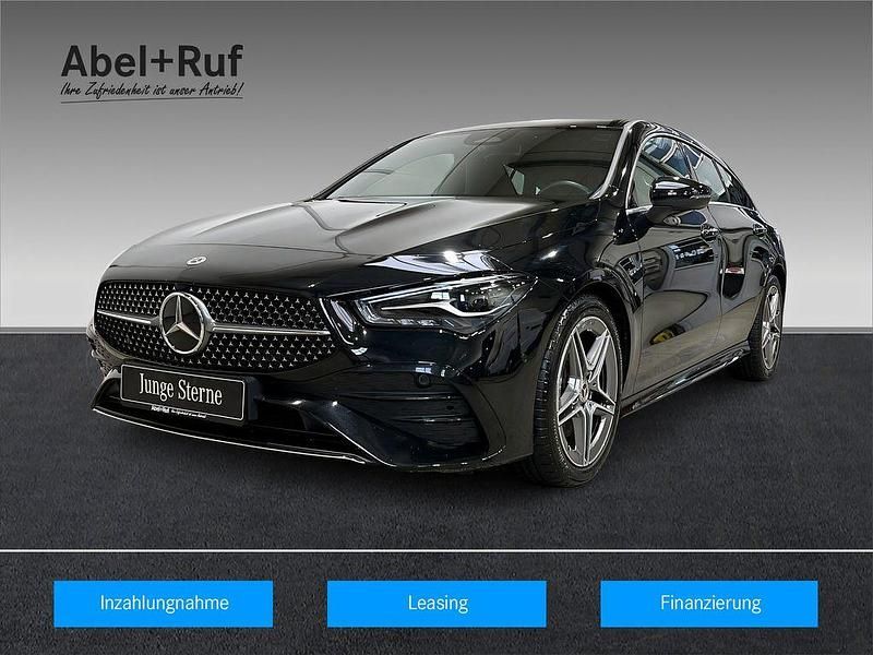 Schwarz Gebraucht 2024 Mercedes CLA200 AMG Limousine | 32.459 € (Guter Preis) - Bild 1/4