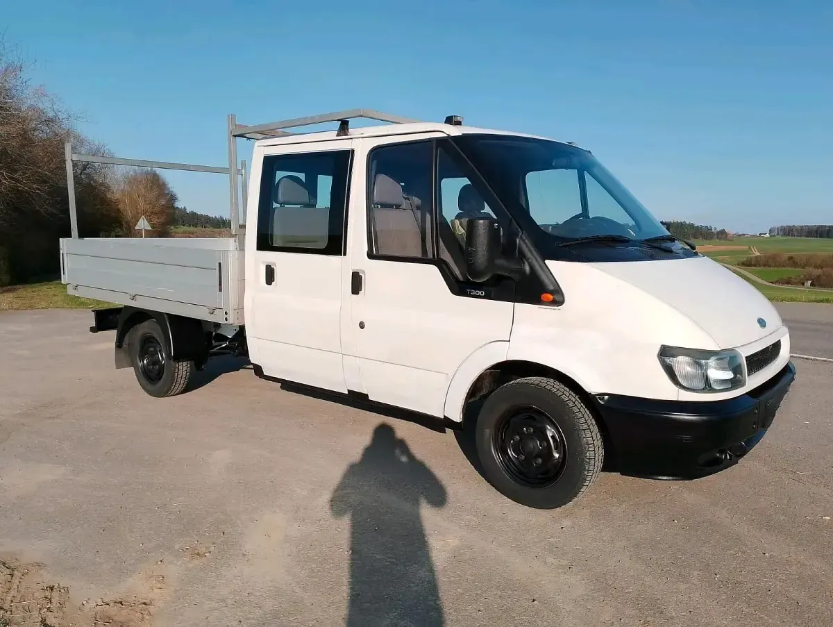 Brugt Ford Transit 75 HK (55 kW) 2001 Hvid Pickup / Ladvogn