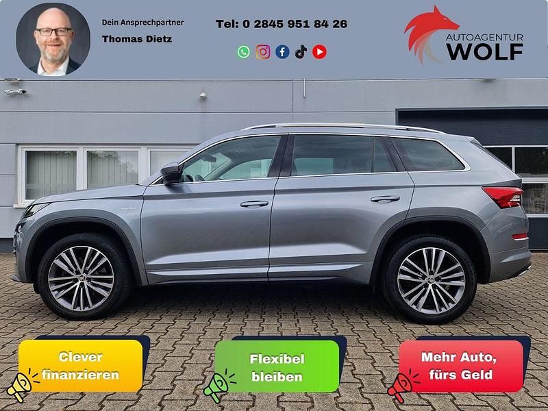 Grau Gebraucht 2021 Skoda Kodiaq LAURIN & KLEMENT SUV | 29.496 € (Fairer Preis) - Bild 1/4