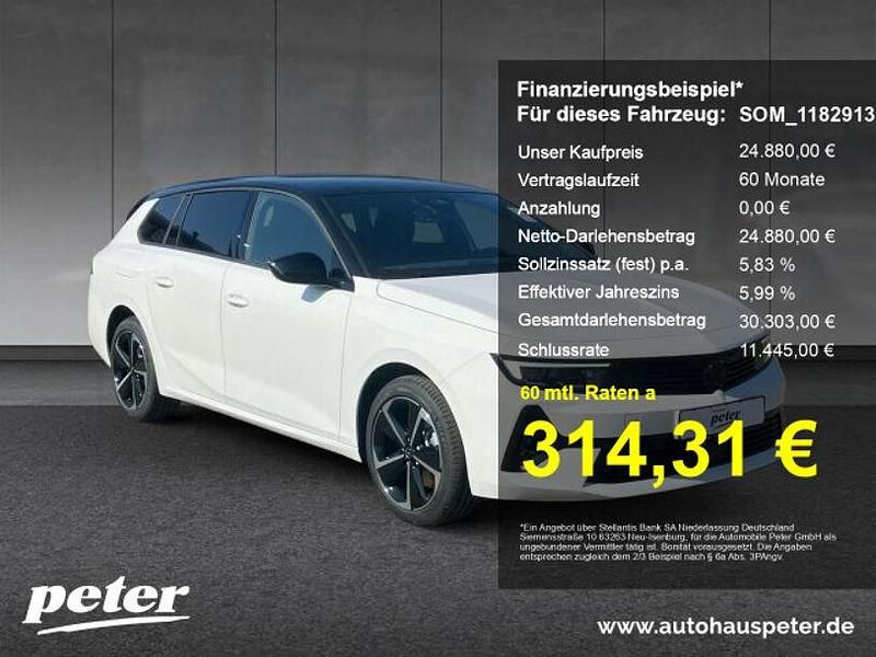 Arktis weiß Gebraucht 2025 Opel Astra GS Line Kombi | 24.880 € (Guter Preis) - Bild 1/4