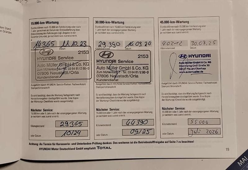 Gebraucht Hyundai Kona Select 105 PS (77 kW) 2023 Blau SUV