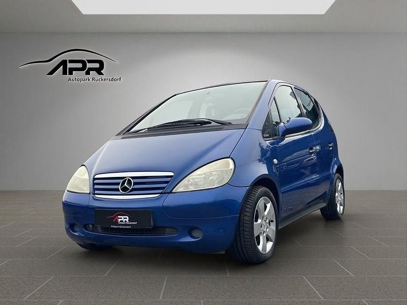 Blau Gebraucht 1999 Mercedes A140 Elegance Limousine | 1.499 € (Superpreis) - Bild 1/4