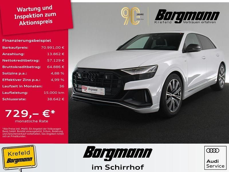Gebraucht Audi Q8 Competition 286 PS (210 kW) 2023 Weiss / gletscherweiss SUV