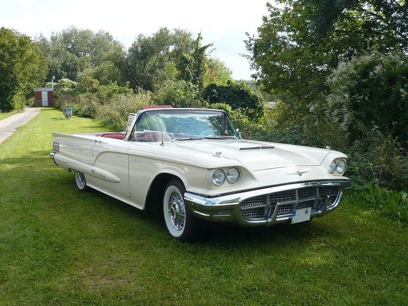 Weiß Gebraucht 1960 Ford Thunderbird Convertible Cabrio | 43.500 € - Bild 1/4