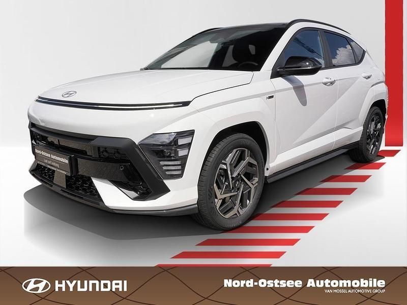 Atlas white Gebraucht 2025 Hyundai Kona N Line SUV | 29.990 € (Superpreis) - Bild 1/4