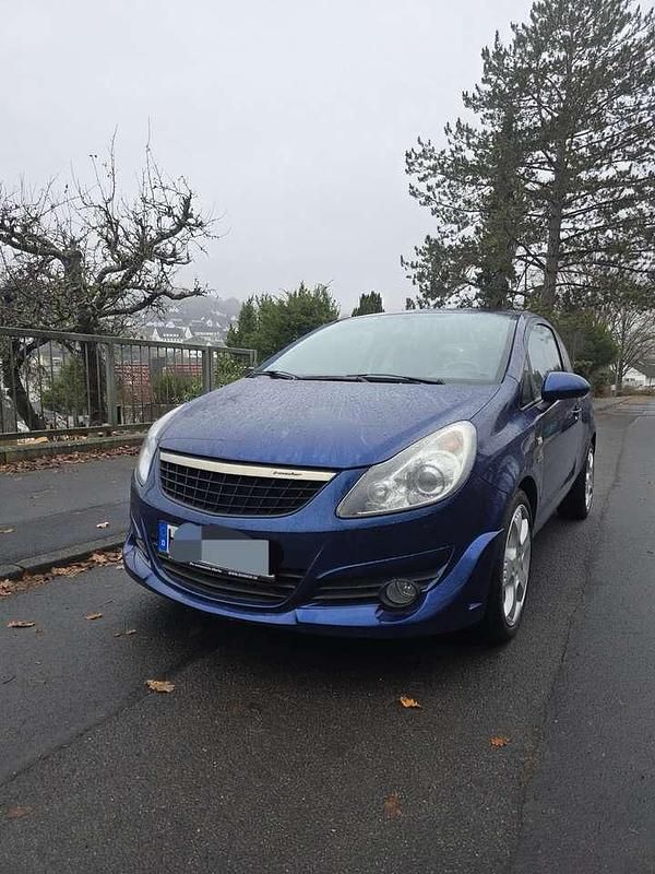 Gebraucht Opel Corsa 80 PS (58 kW) 2008 Blau Kleinwagen