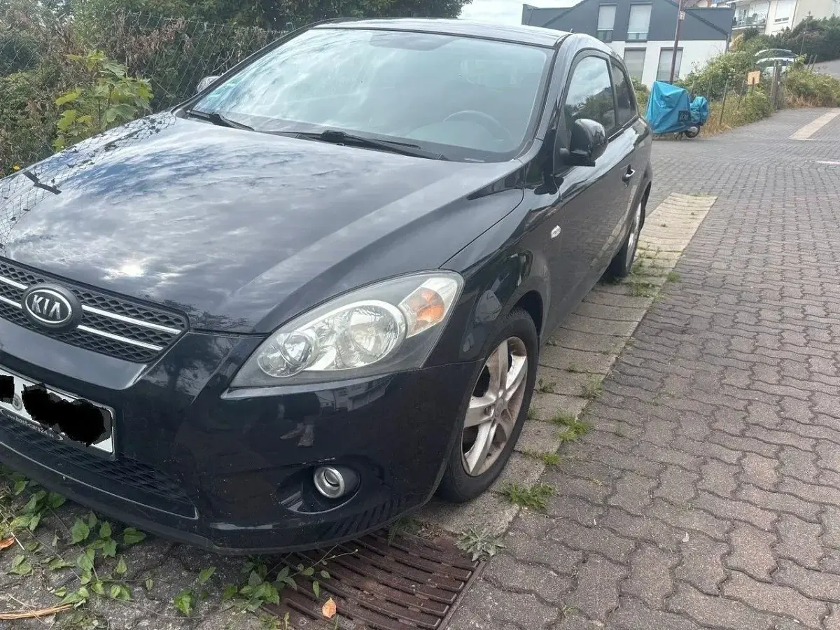 Gebraucht Kia ProCeed 90 PS (66 kW) 2010 Schwarz Kleinwagen
