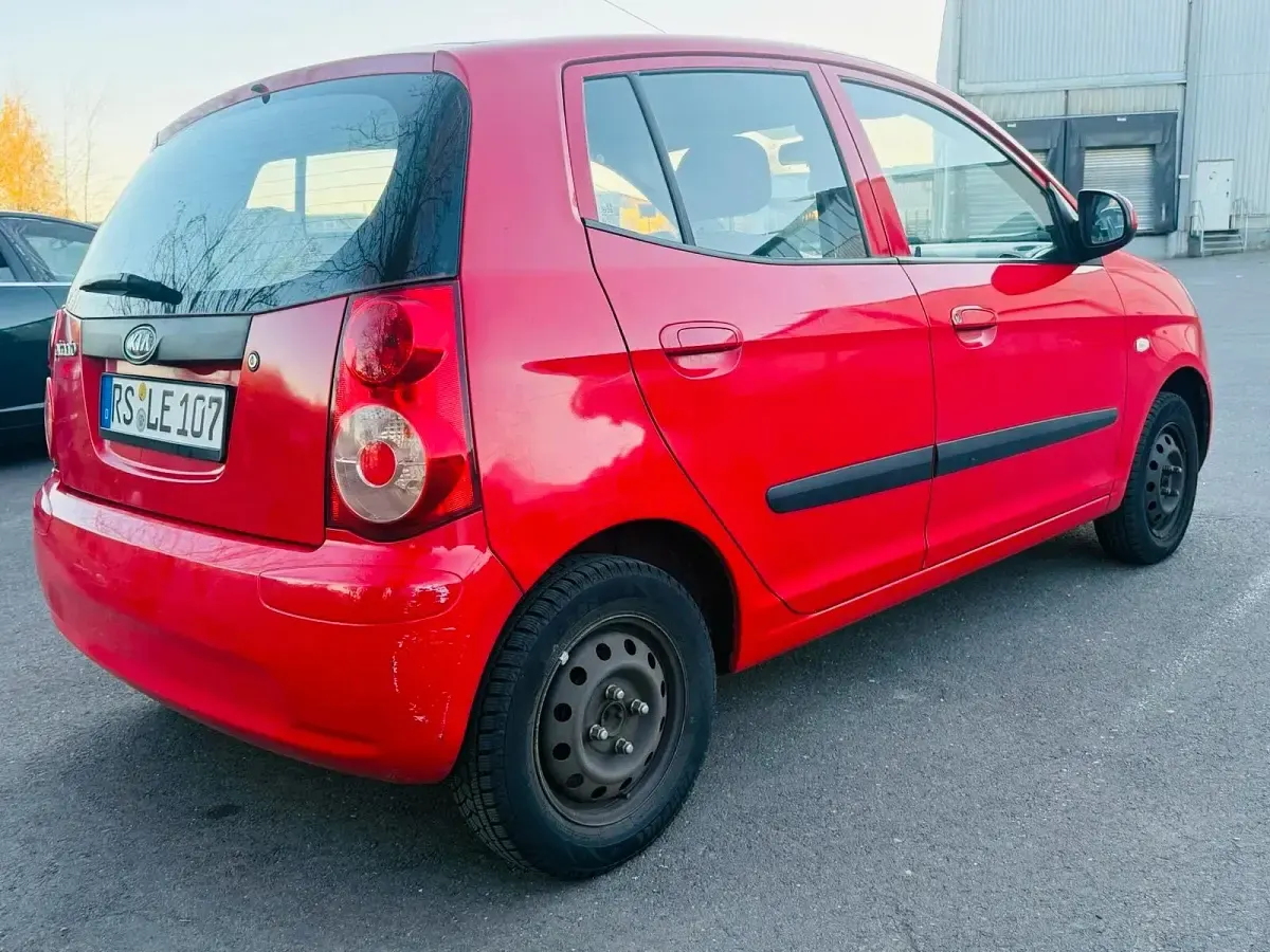 Gebraucht Kia Picanto 65 PS (47 kW) 2009 Rot Kleinwagen