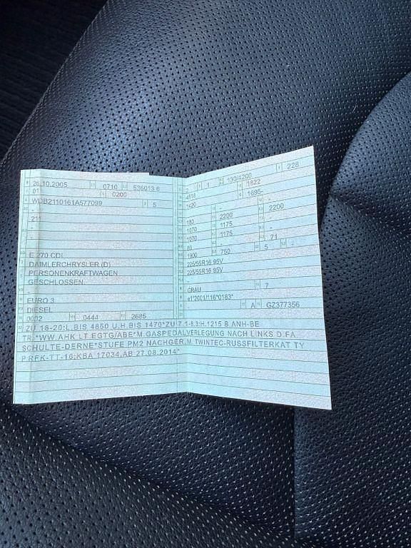 Gebraucht Mercedes E270 Elegance 177 PS (130 kW) 2005 Grau Limousine