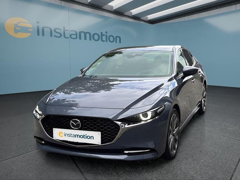 Grau Gebraucht 2022 Mazda 3 Limousine | 24.649 € (Fairer Preis) - Bild 1/4