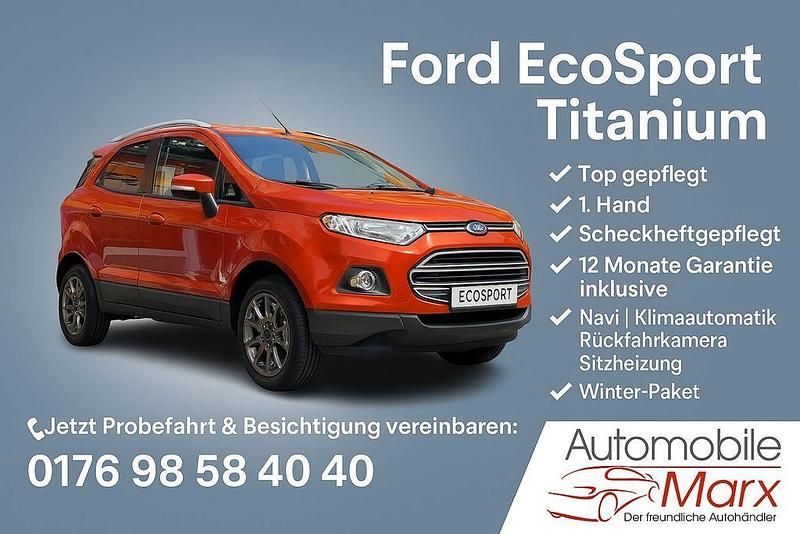 Rot Gebraucht 2016 Ford Ecosport Titanium SUV | 10.999 € (Etwas zu teuer) - Bild 1/4