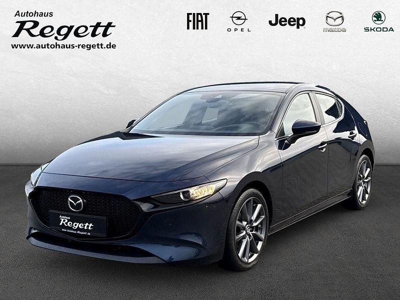 Blau Gebraucht 2021 Mazda 3 Selection Limousine | 17.990 € (Fairer Preis) - Bild 1/3