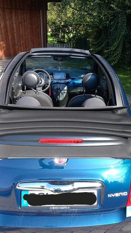 Gebraucht Fiat 500 70 PS (51 kW) 2020 Blau Cabrio