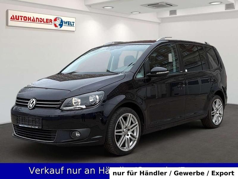 Gebraucht VW Touran Style 105 PS (77 kW) 2012 Schwarz Van / Kleinbus