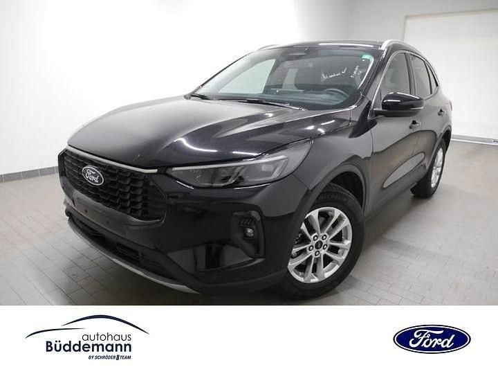 Obsidianschwarz metallic Gebraucht 2024 Ford Kuga Titanium SUV | 27.990 € (Fairer Preis) - Bild 1/4