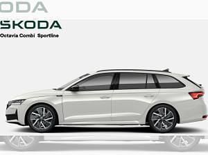 Neu Skoda Octavia SportLine 150 PS (110 kW) 2025 Schwarz (diverse metallic lackierungen möglich) Kombi