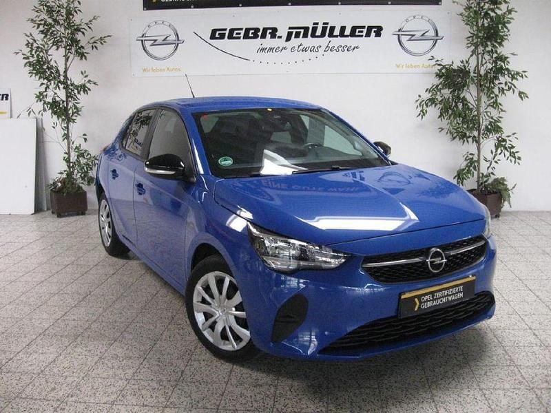 Perl blau/voltaik blau Gebraucht 2022 Opel Corsa Edition Limousine | 14.990 € (Fairer Preis) - Bild 1/4
