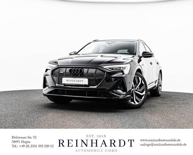 Mythosschwarz metallic Gebraucht 2022 Audi e-tron Sportback S-Line SUV | 29.870 € (Superpreis) - Bild 1/1