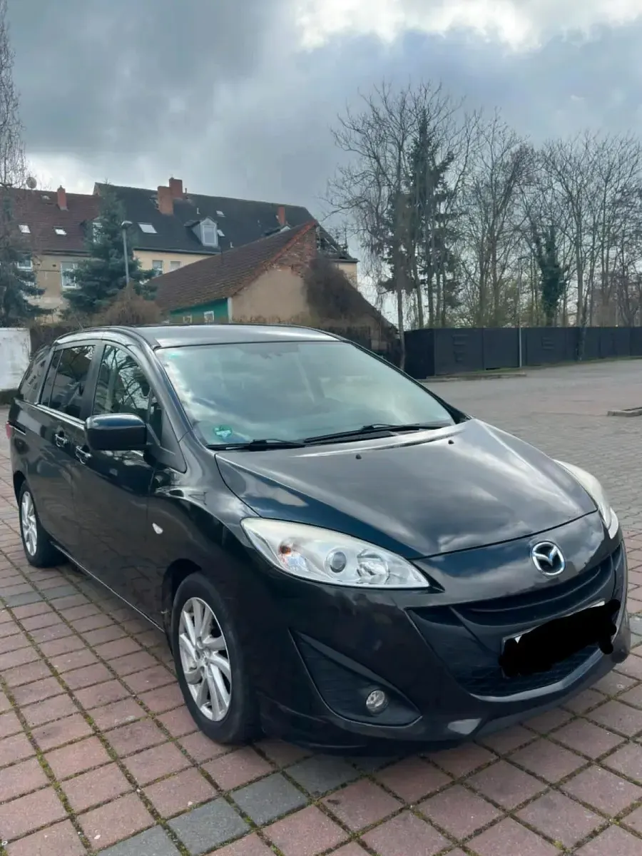 Gebraucht Mazda 5 116 PS (85 kW) 2011 Schwarz Van / Kleinbus