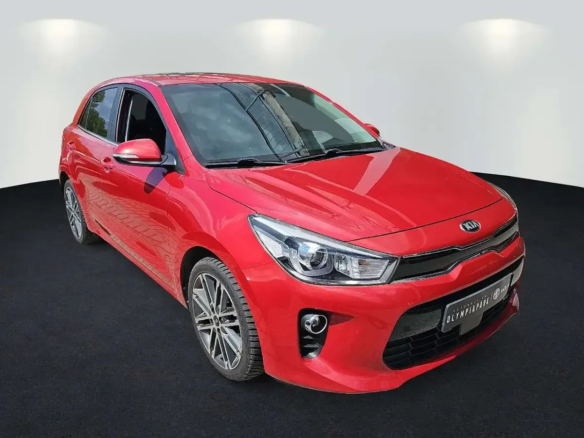 Gebraucht Kia Rio Platinum Edition 120 PS (88 kW) 2018 Rot Kleinwagen