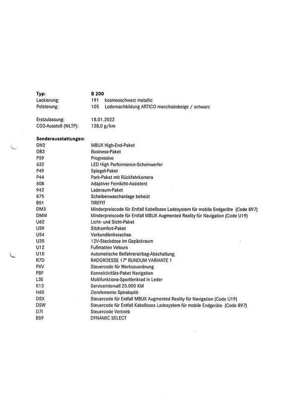 Gebraucht 2022 Mercedes 200 Progressive Kombi | 24.400 € (Fairer Preis) - Bild 1/4