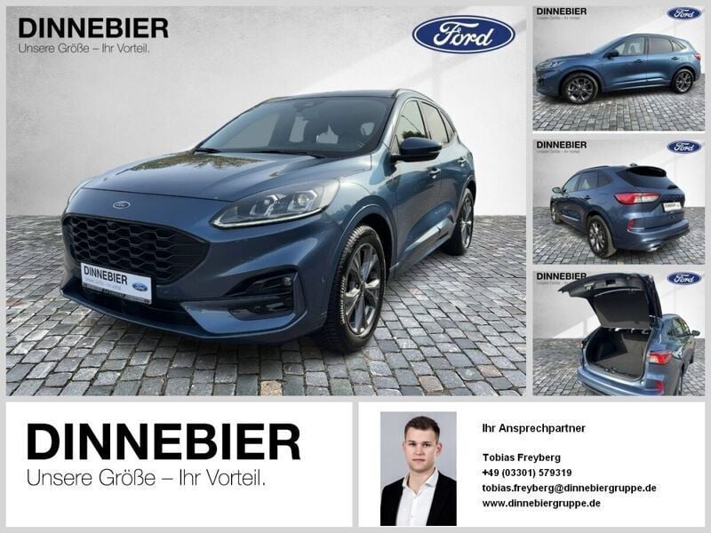 Blau (metallic) Gebraucht 2023 Ford Kuga ST-Line X SUV | 24.420 € (Superpreis) - Bild 1/2