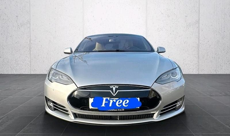 Gebraucht Tesla Model S 327 kW (445 PS) 2015 Silber Kleinwagen