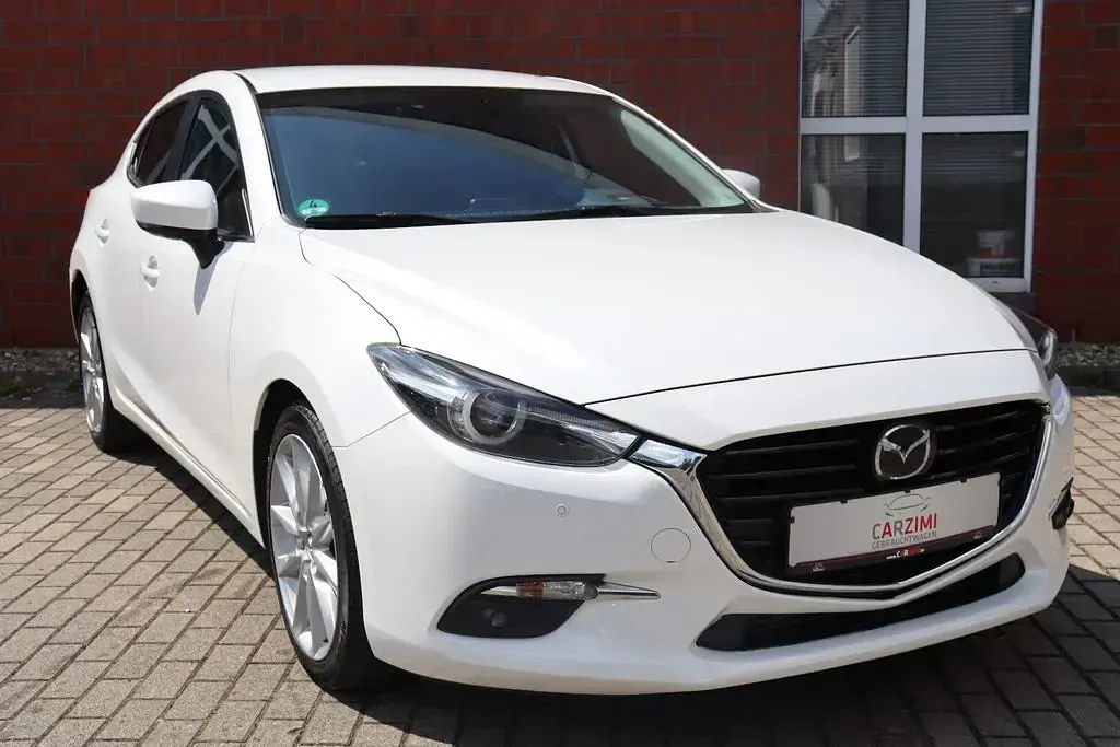 Gebraucht Mazda 3 Sports-Line 150 PS (110 kW) 2017 Weiß Limousine