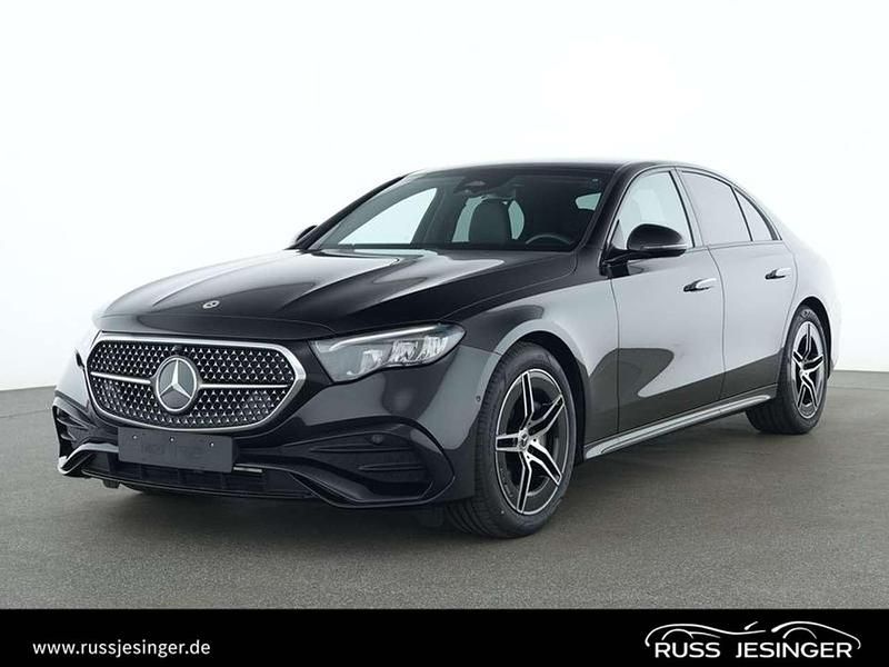 Obsidianschwarz metallic Gebraucht 2024 Mercedes E220 AMG Limousine | 49.880 € (Guter Preis) - Bild 1/4