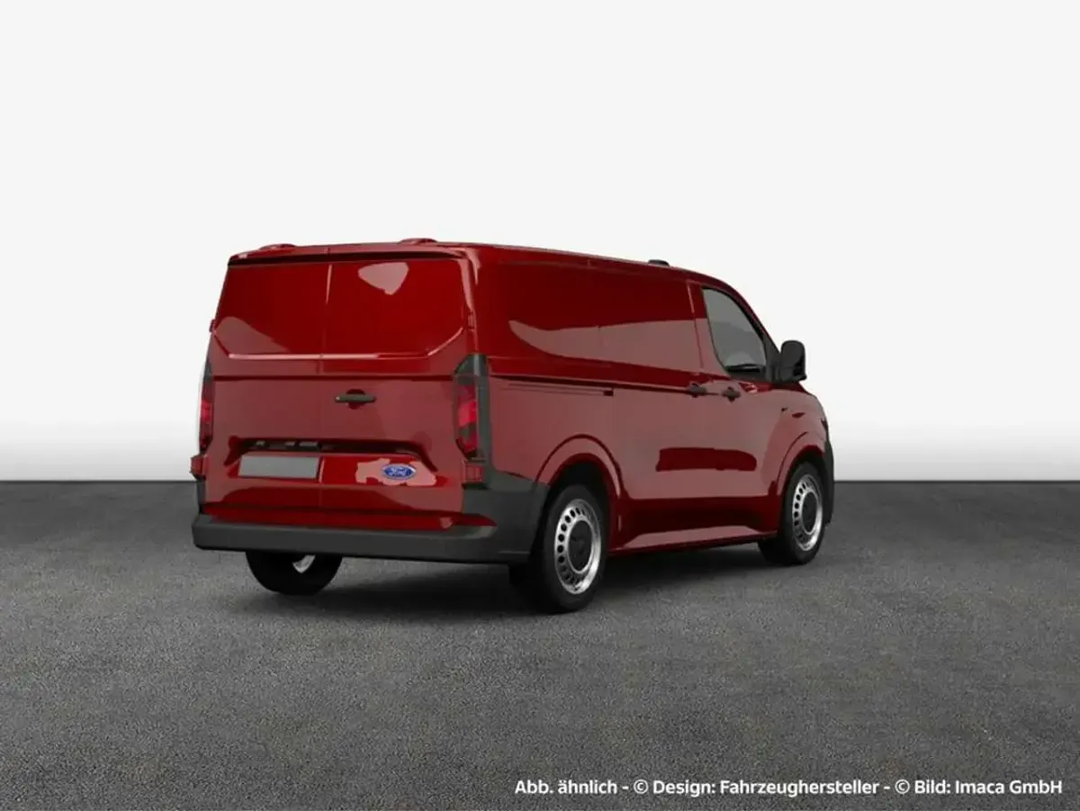 Ny Ford Transit Custom Limited 136 HK (100 kW) 2025 Rød Pickup / Ladvogn
