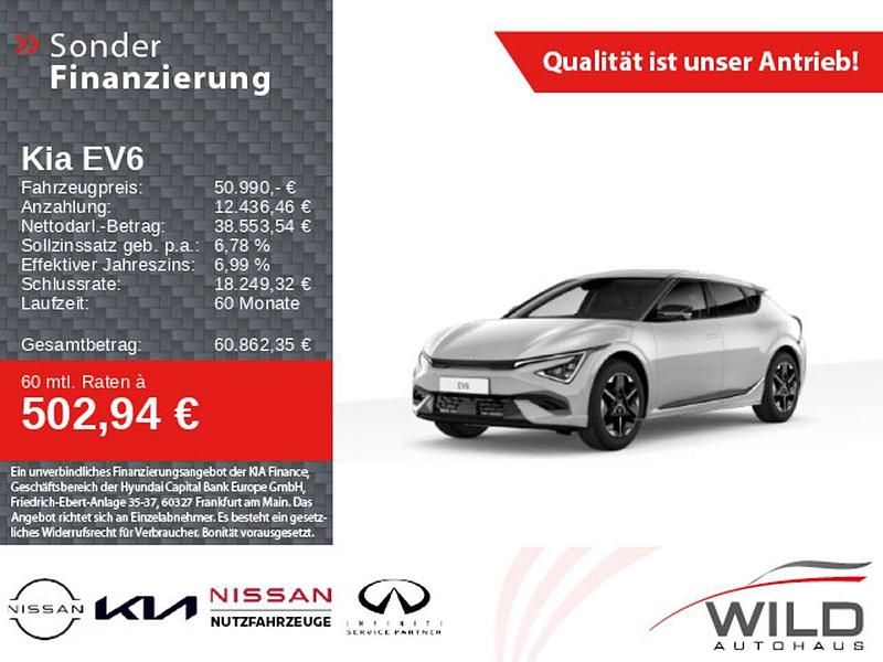 Grau Gebraucht 2024 Kia EV6 GT-Line SUV | 50.990 € (Fairer Preis) - Bild 1/4
