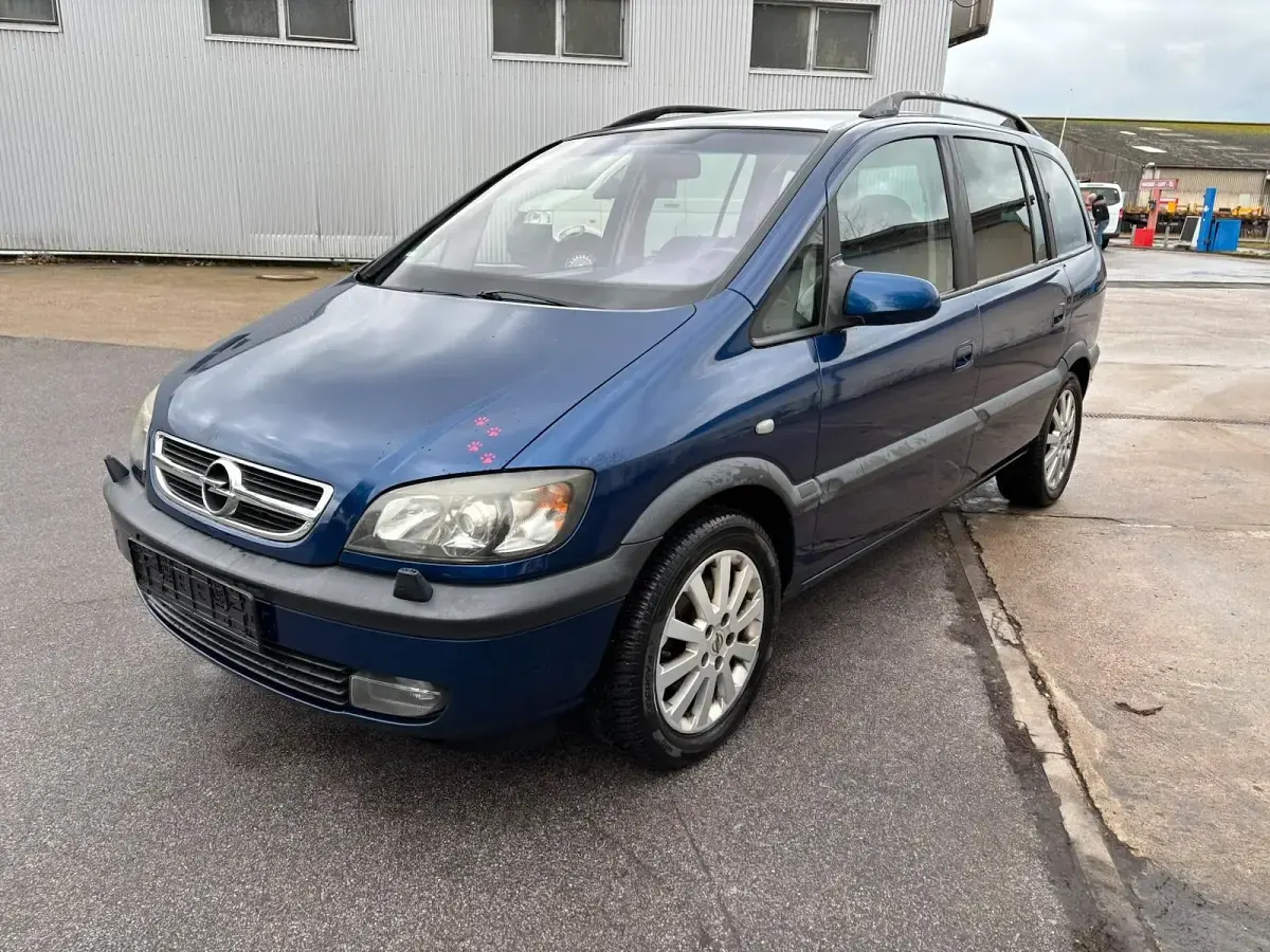 Gebraucht Opel Zafira Comfort 125 PS (91 kW) 2003 Blau Van / Kleinbus