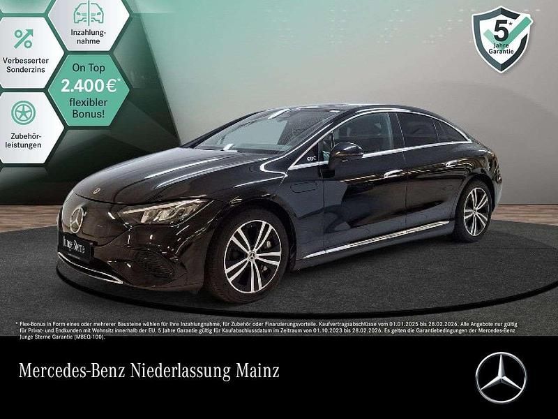Obsidianschwarz Gebraucht 2022 Mercedes EQE350 Electric Art Limousine | 39.490 € (Guter Preis) - Bild 1/3